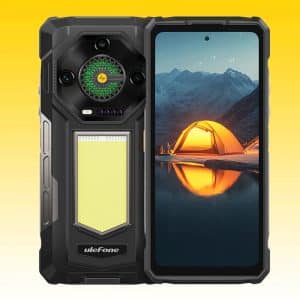 Ulefone Armor 33 Night Vision Rugged Phone with 25500mAh Mega Battery | Versatile LED Light & Warning Light | Infinite Halo 2.0 | 118dB Loudspeaker | Android 15