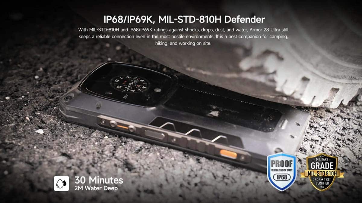 Armor 28 Ultra product feature graphic 36