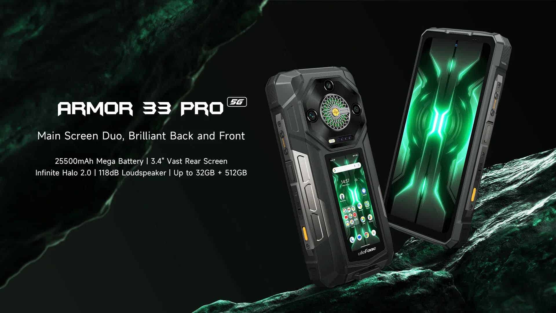 Ulefone Armor 33 Pro product feature graphic 1