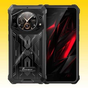FOSSiBOT F101 PRO Rugged Smartphone with MediaTek Helio P60 Processor, 8GB+128GB Storage, 10600mAh Battery, 24MP Rear + 8MP Front Camera, Dual Display