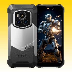 FOSSiBOT F107 Pro 5G Rugged Phone with MediaTek Dimensity 7300-Ultra Processor, 16GB + 512GB, 28000mAh, 200MP AI Camera, 6.95" FHD+ 120Hz Display
