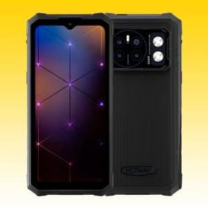 HOTWAV Cyber 13 Rugged Smartphone with Android 14, Unisoc T606 Octa-Core Processor, 8GB+128GB, 6.6-inch HD+ Display, 10800mAh Battery