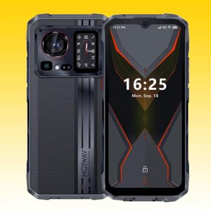 HOTWAV Cyber 15 Rugged Smartphone with Helio G99 Processor, 12GB+256GB Storage, 6.6" FHD+ Display, 6280mAh Battery, 200MP Main Camera + 24MP Night Vision, 33W Fast Charging
