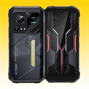 HOTWAV Hyper 7S 5G Rugged Smartphone with Unisoc T8200, Android 15, 4GB+256GB Storage, 10800mAh Large Battery, 24MP Rear Camera, 6.6-inch HD+ Display