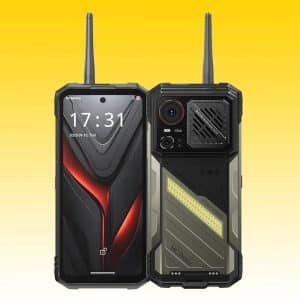 HOTWAV Hyper 8 Ultra 5G Walkie Talkie Rugged Phone with Android 15, 12GB+512GB Storage, 12000mAh Battery with 55W Fast Charging, 6.8-inch FHD+ 120Hz Display