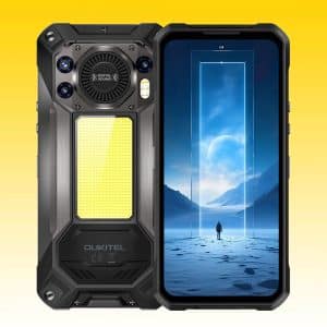 OUKITEL WP61 5G Rugged Smartphone with MediaTek Dimensity 7025, 12GB+512GB, 20000mAh Battery, 6.78" FHD+ 120Hz Display, Android 16