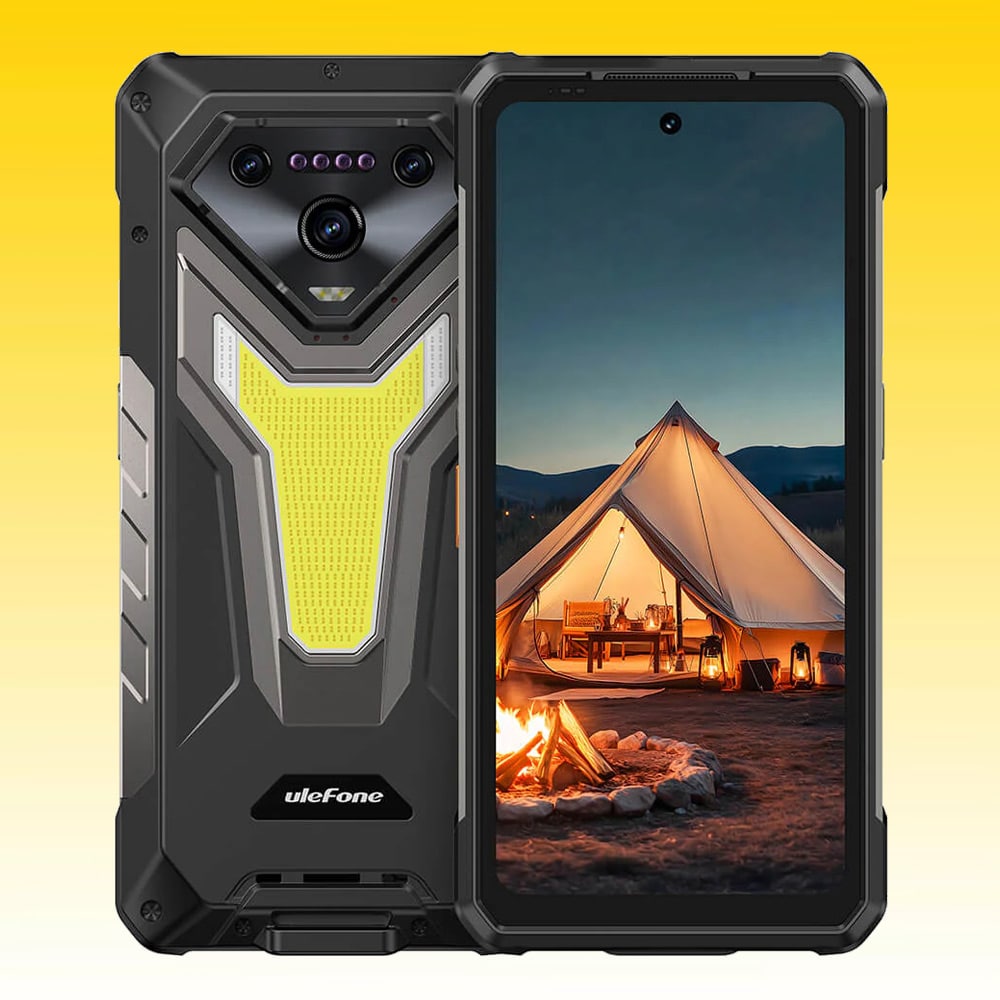 Ulefone Armor 34+ 25,500mAh 5G Rugged Smartphone (41) Ulefone Armor 34+ 5G Rugged Smartphone with MediaTek Dimensity 7400X, 16GB+512GB, 25,500mAh Battery, 1100LM Camping Light, 120Hz Display - Image 1