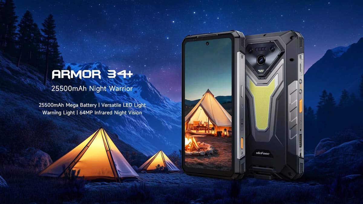 Ulefone Armor 34+ product feature graphic 1