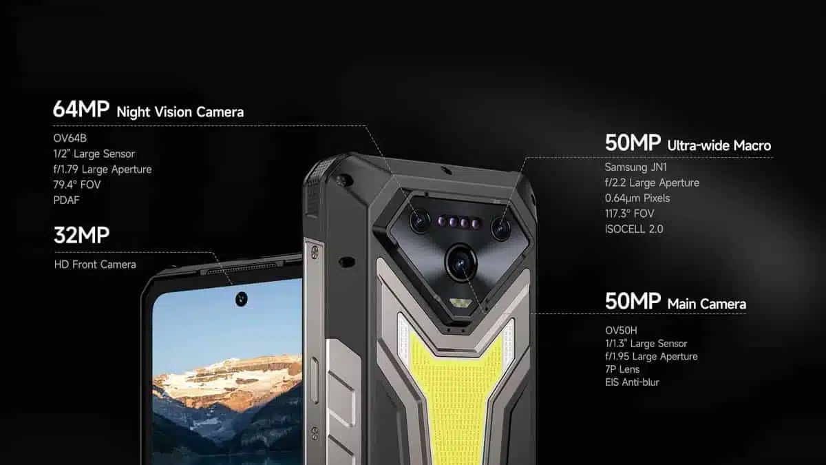 Ulefone Armor 34+ product feature graphic 13