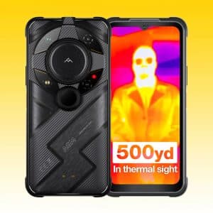 AGM G2 Guardian 5G Thermal Imaging Rugged Smartphone with Qualcomm QCM6490 Processor, 12GB+256GB Storage, 7000mAh Battery, 6.58" FHD+ 120Hz Display