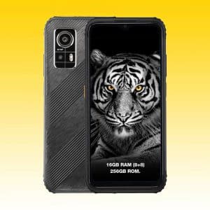 AGM H6 Ultra-Thin Rugged Phone with UNISOC T606 Octa-Core Processor, 8GB+256GB, 6.56" 90Hz HD+ Display, 50MP Main Camera, 4900mAh Battery, NFC, Android 13