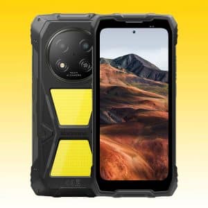 Blackview ROCK 2 Pro 5G Rugged Smartphone with UNISOC T8100 6nm Processor, Android 16, 8GB + 256GB, 15000mAh Battery, Dual 400LM Camping Lights