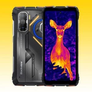Blackview ROCK 3 Thermal lmaging Rugged Smartphone with MediaTek Helio G100 Processor, 8GB+256GB, 10000mAh Battery, 6.78" FHD+ 120Hz Display