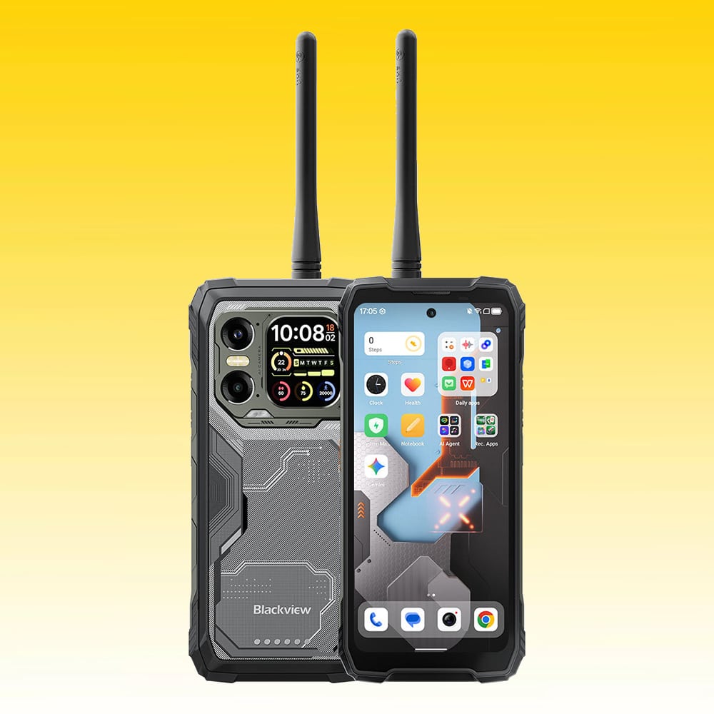 Blackview XPLORE 1 Walkie Talkie Rugged Smartphone (8) Blackview XPLORE 1 Walkie Talkie Rugged Smartphone with MediaTek Dimensity 7050 5G Processor, Built-in Dual-Band Radio, Up to 16GB + 512GB, 20000mAh Battery - Image 1