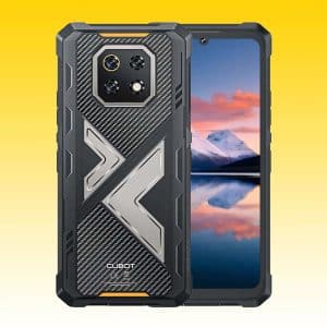Cubot KingKong ES 3 Ultra-Slim Rugged Smartphone with 10200mAh Battery, 6GB+256GB Storage, 120Hz 6.745" HD+ Display, 48MP Camera, Android 15, NFC