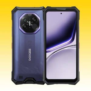 DOOGEE S300 Plus Thermal 5G Rugged Phone with MediaTek Dimensity 8300 Processor, 12GB + 1TB, AI 1440×1080 Thermal Imaging, 11000mAh Battery, 66W Fast Charging