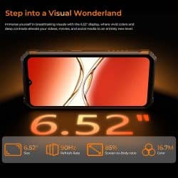 OUKITEL G6 Rugged Smartphone with Android 16, Unisoc T615 Octa-Core, Up to 8GB RAM, 256GB Storage, 10600mAh Battery, 18W Fast Charging, 6.52" 90Hz Display - Image 10