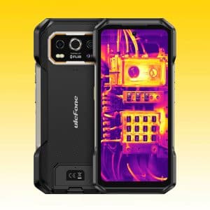 Ulefone Armor 27T Pro+ 5G Thermal Imaging Rugged Phone with MediaTek Dimensity 6300, 12GB+256GB, 10600mAh Battery, 50MP + 64MP Night Vision Cameras