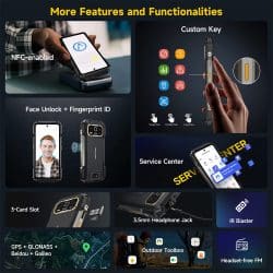 Ulefone Armor 27T Pro+ 5G Thermal Imaging Rugged Smartphone with MediaTek Dimensity 6300, 12GB+256GB, 10600mAh Battery, 50MP + 64MP Night Vision Cameras - Image 7