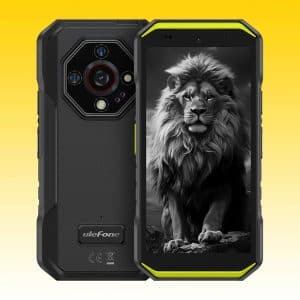 Ulefone Armor X32 Pro 5G Rugged Smartphone with MediaTek Dimensity 6300 Processor, 8GB+256GB Storage, 5500mAh Battery, 64MP + 25MP Night Vision Cameras