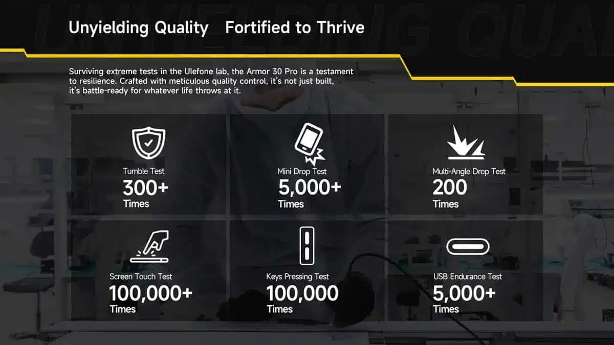 Ulefone Armor 30 Pro product feature graphic 37