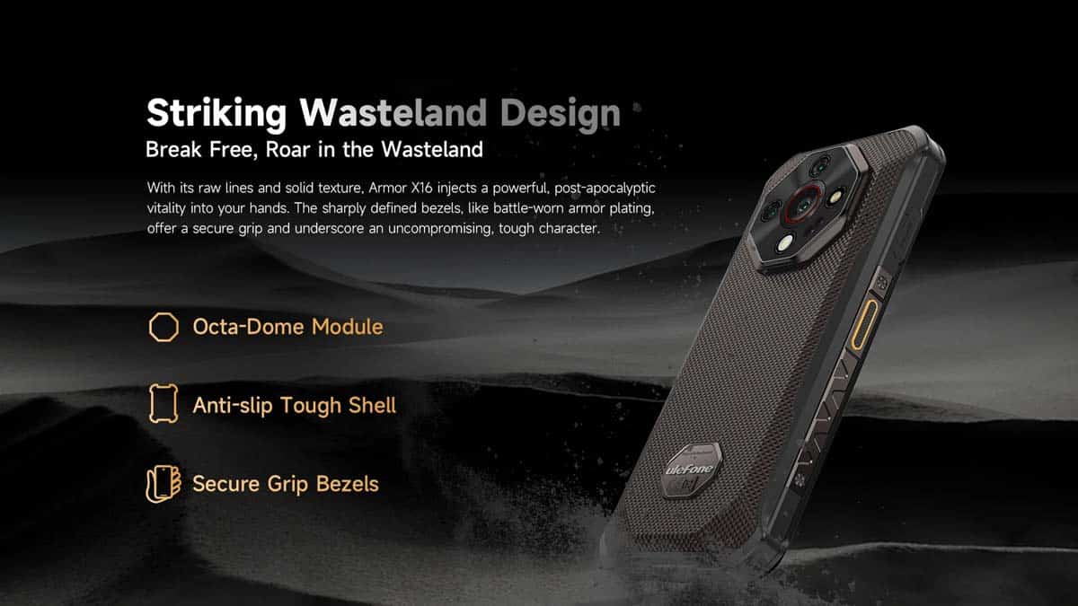 Armor X16 product feature graphic 3