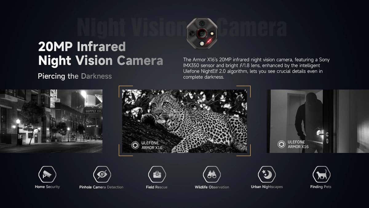 Armor X16 product feature graphic 8