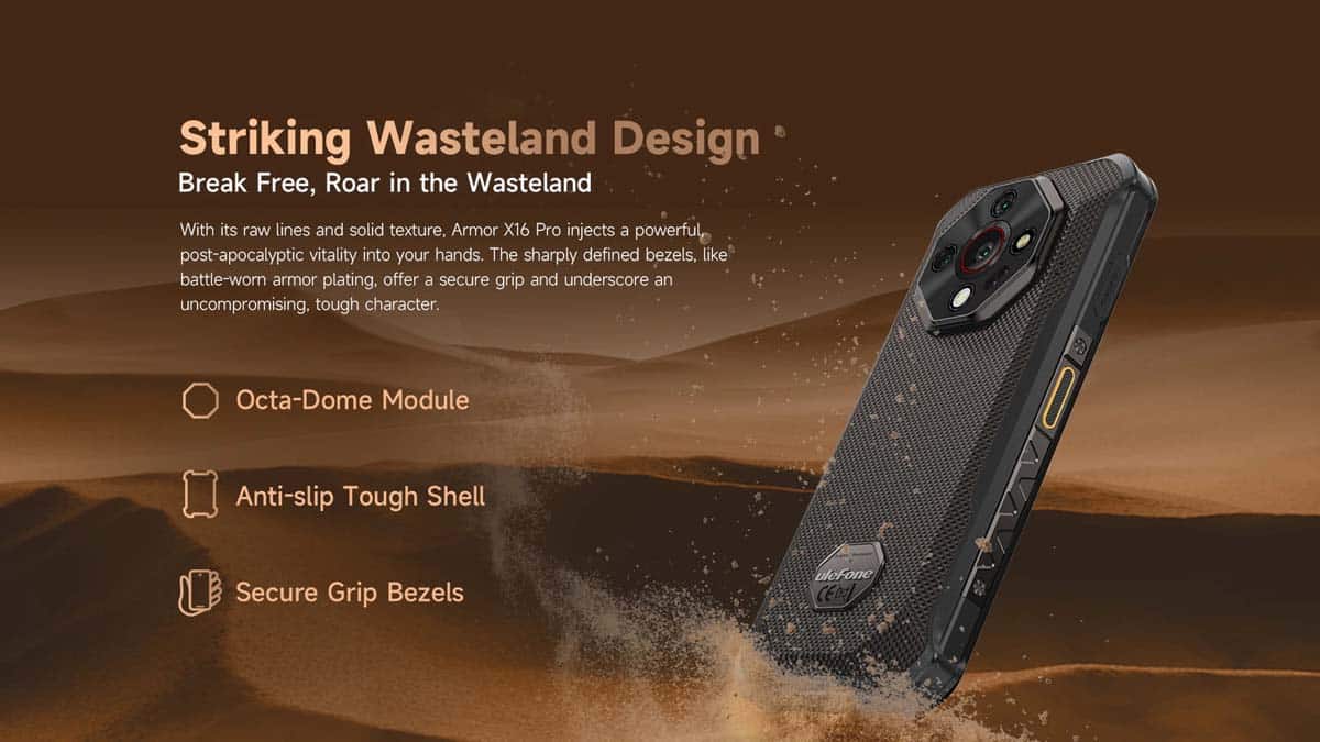 Armor X16 Pro product feature graphic 3
