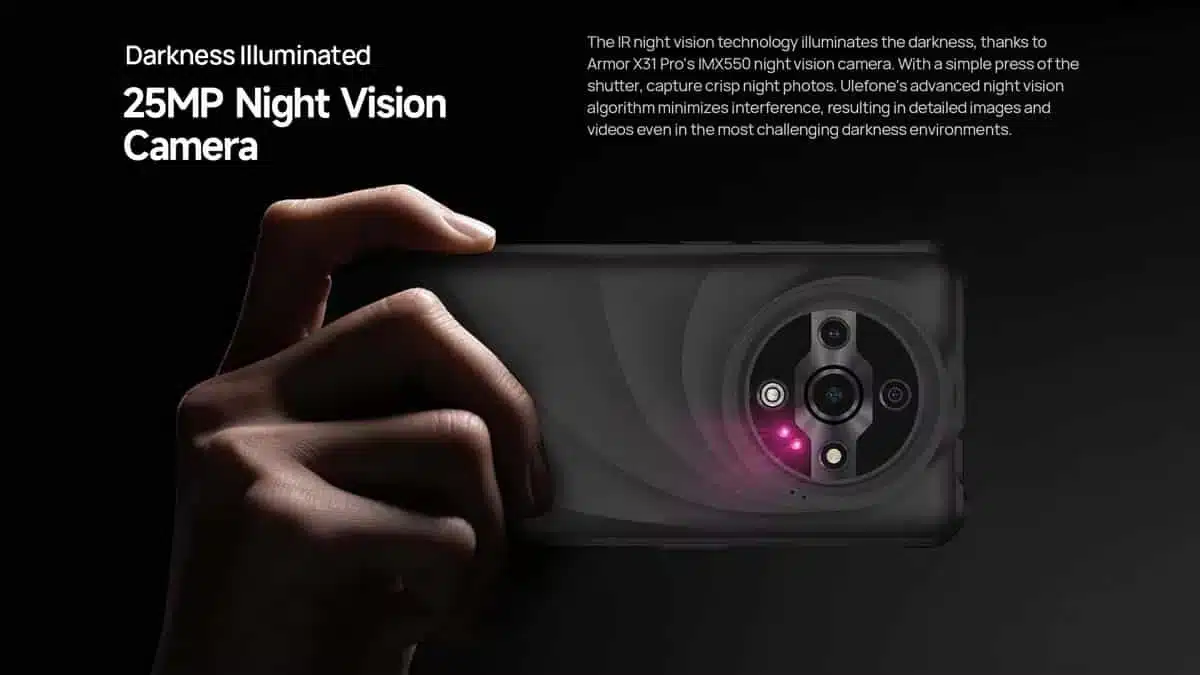 Armor X31 Pro product feature graphic 12