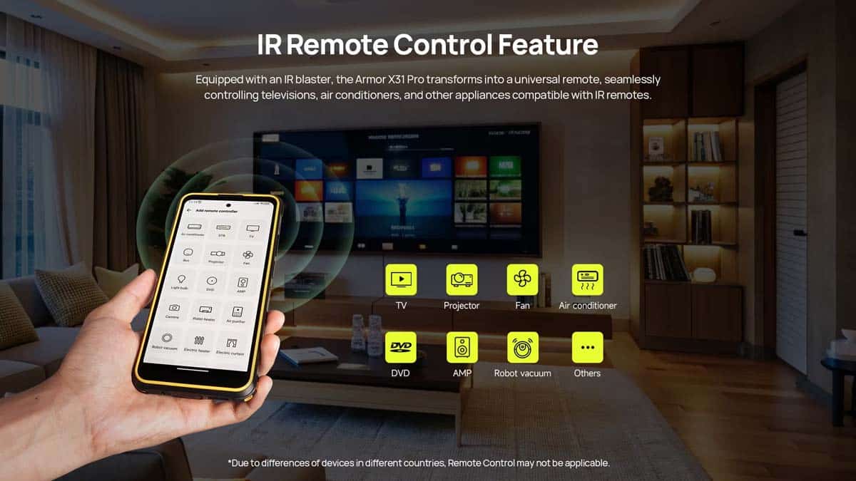 Armor X31 Pro product feature graphic 24