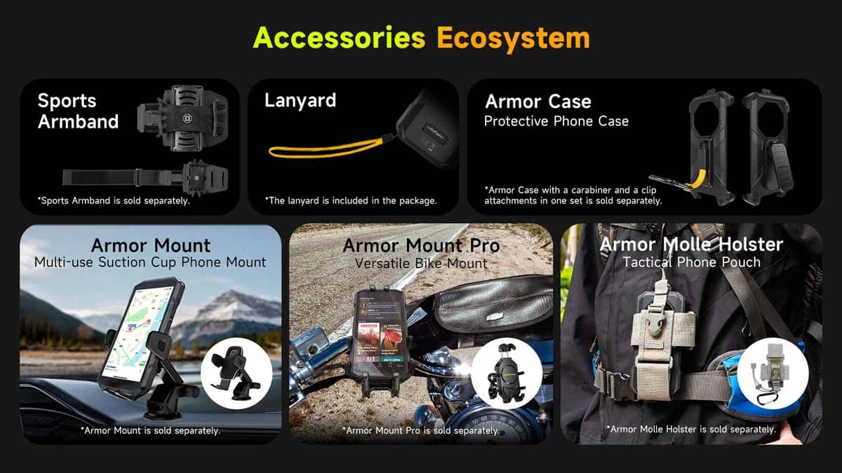 Armor X32 product feature graphic 23