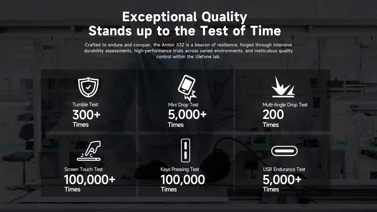 Ulefone Armor X32 product feature graphic 25