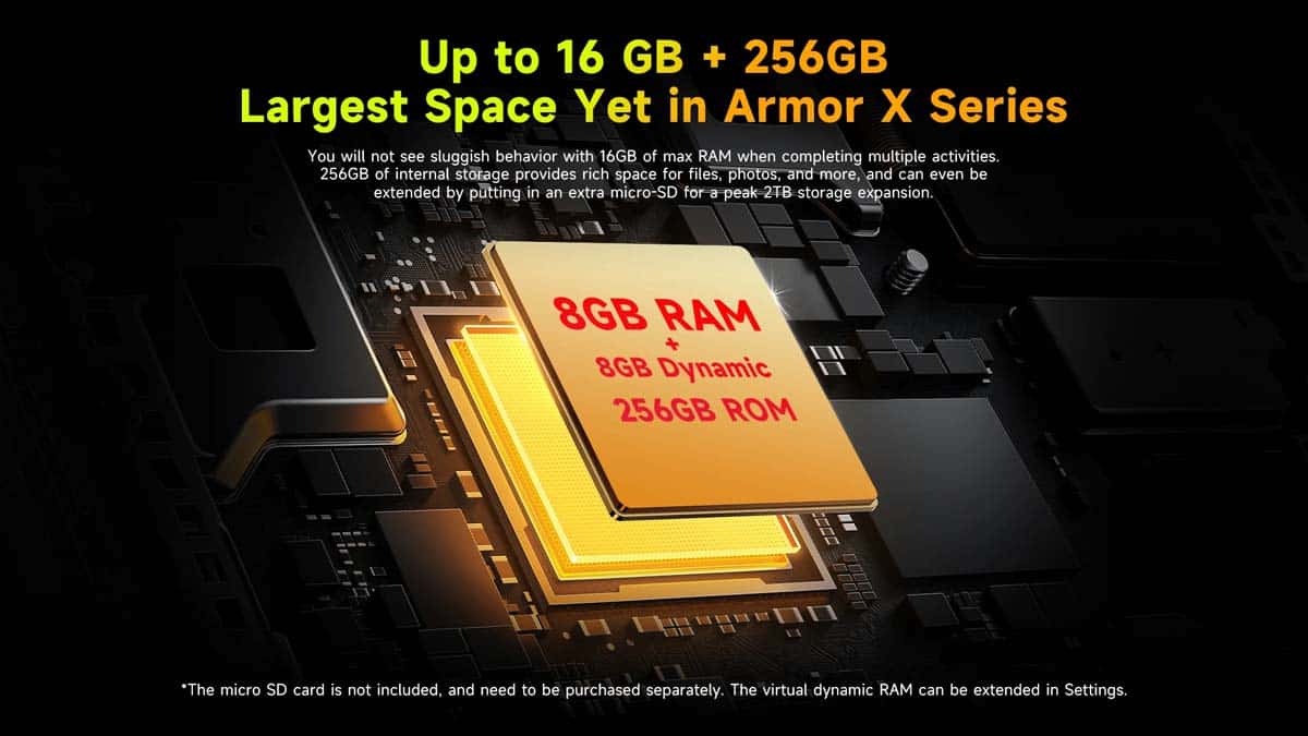 Armor X32 Pro product feature graphic 9