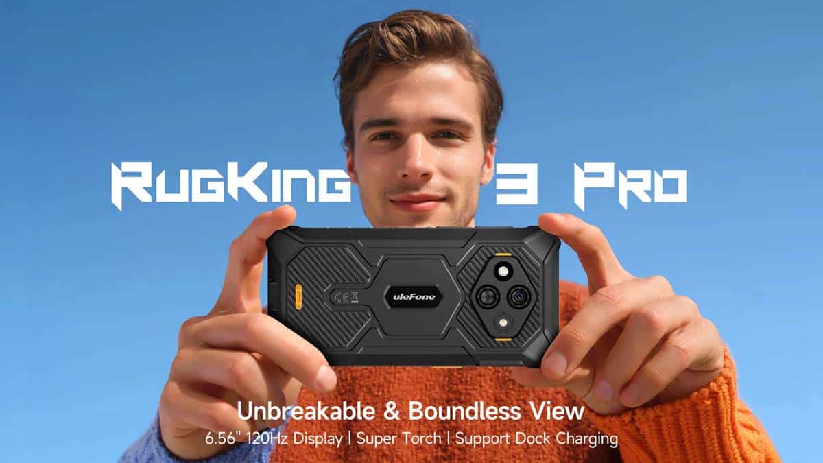 Ulefone RugKing 3 Pro product feature graphic 1