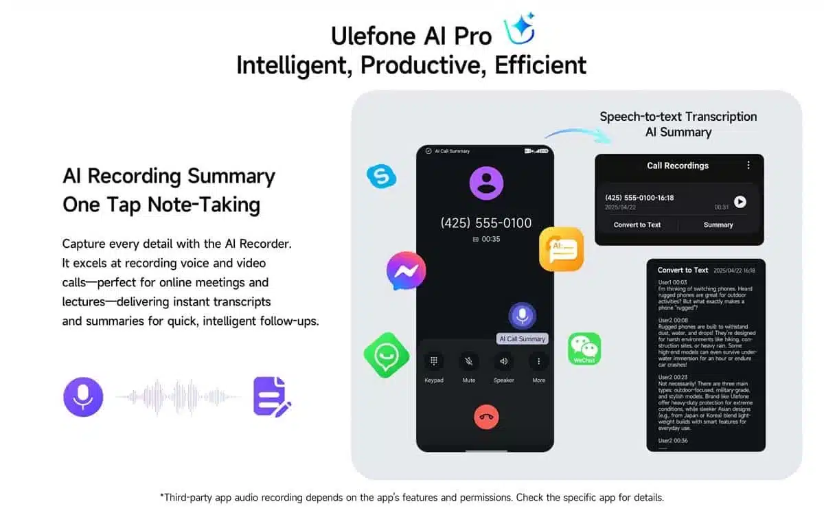 Ulefone RugKing 3 Pro product feature graphic 13