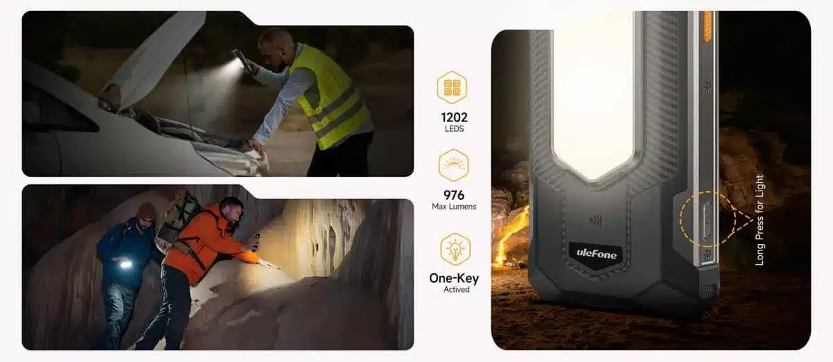 Ulefone RugKing 5 Pro product feature graphic 10