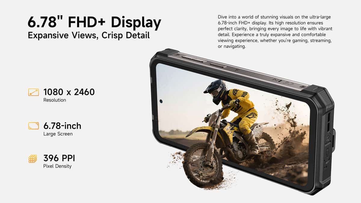 Ulefone RugKing 5 Pro product feature graphic 13