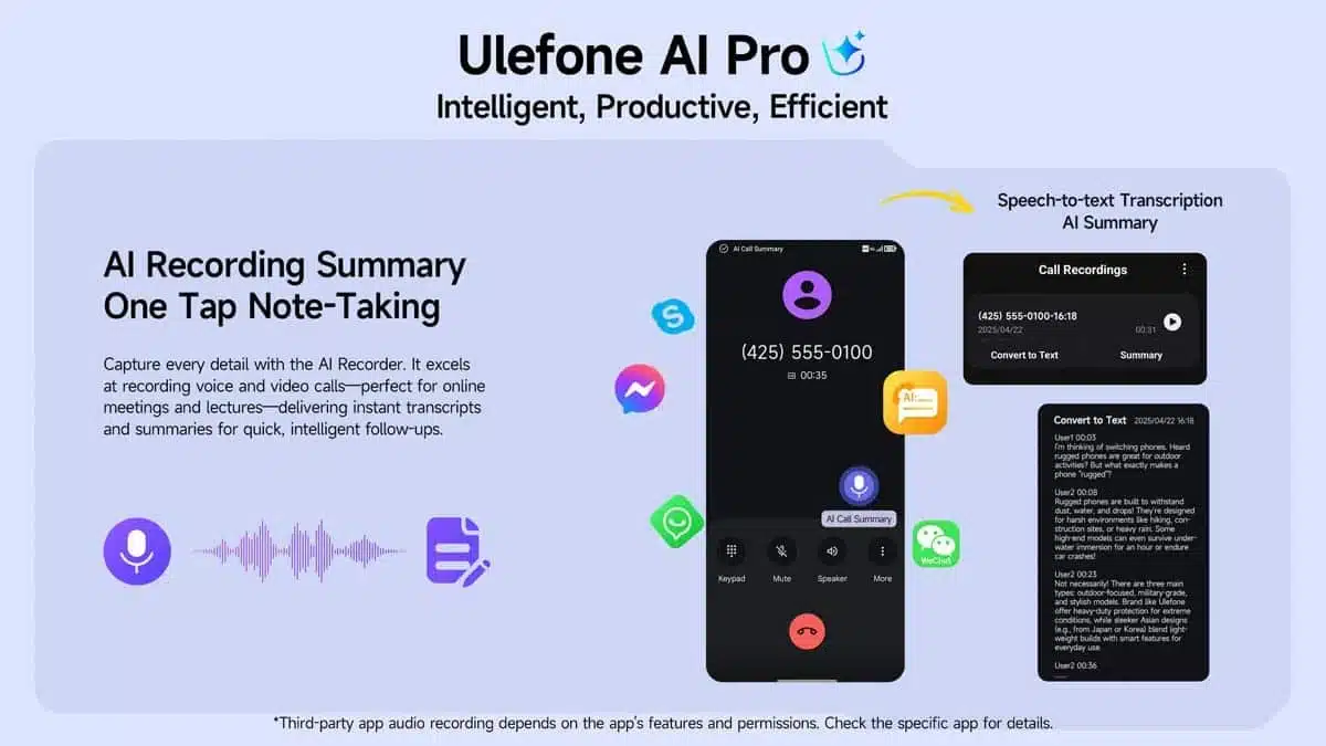 Ulefone RugKing 5 Pro product feature graphic 22