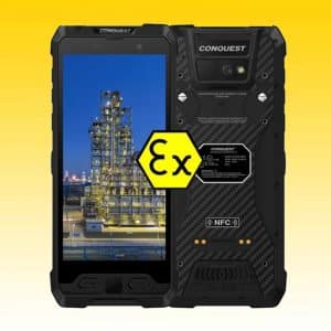 CONQUEST EX201 5G Intrinsically Safe Rugged Smartphone with MediaTek Dimensity 700 Processor, 8GB+256GB Storage, 5000mAh Battery, 48MP Rear Camera, 32MP Front Camera