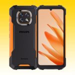 PHILIPS S8320 Rugged Smartphone with Unisoc T616 Octa-Core Processor, 6GB+128GB Storage, 10200mAh Battery, 48MP AI Camera, 120Hz Display, 33W Fast Charging