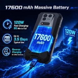 8849 TANK 5 5G Rugged Smartphone with MediaTek Dimensity 9400e Processor, 18GB+512GB, 17600mAh Battery, 220-Lumen DLP Projector, 3K 120Hz AMOLED Display - Image 6