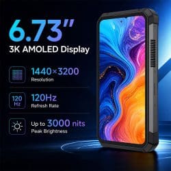 8849 TANK 5 5G Rugged Smartphone with MediaTek Dimensity 9400e Processor, 18GB+512GB, 17600mAh Battery, 220-Lumen DLP Projector, 3K 120Hz AMOLED Display - Image 7