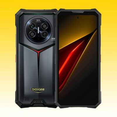 DOOGEE V50 5G Rugged Smartphone with MediaTek Dimensity 8300 Processor, Up to 52GB RAM + 512GB ROM, 11000mAh Battery, 200MP AI Quad Cameras, 20MP Night Vision, 120Hz FHD+ Display