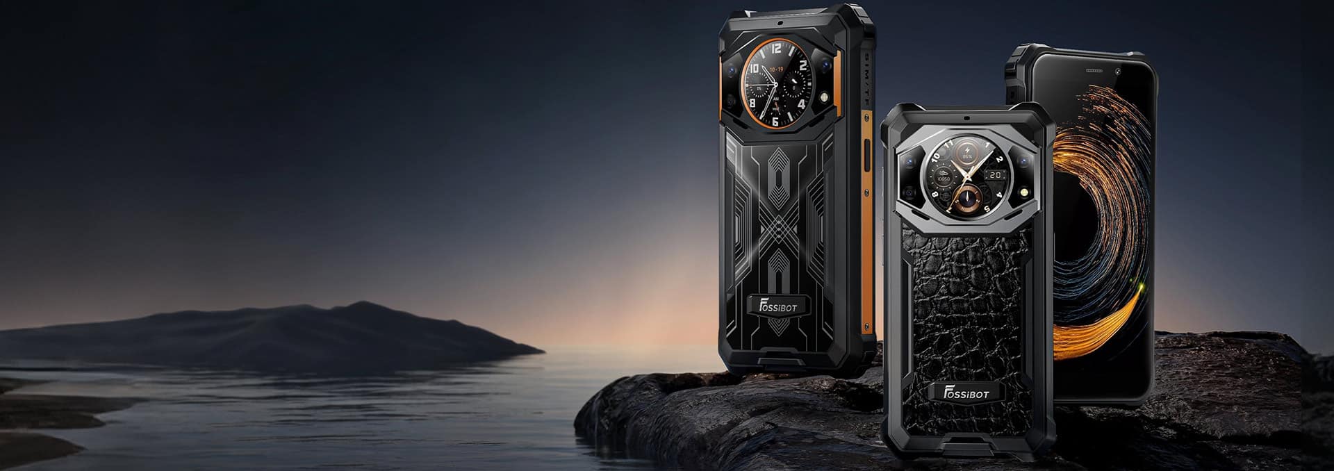 FOSSiBOT F101 Pro dual-display rugged smartphone