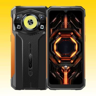 Hotwav Cyber 17 Rugged Smartphone with Unisoc T7250 Octa-Core Processor, 6GB+128GB Storage, 6200mAh Battery, 48MP AI Camera, 120Hz Display, Camping Light