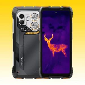 OSCAL PILOT 6 Thermal Imaging Rugged Smartphone with MediaTek Helio G100 Processor, 12GB+256GB Storage, 10000mAh Battery, 108MP Main Camera