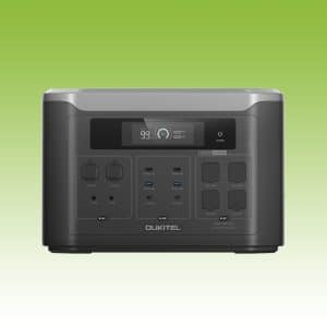 OUKITEL BP3000 Portable Power Station with 2048Wh LiFePO4 Battery, 3200W Pure Sine Wave Output, Expandable to 16kWh, <10ms UPS & Smart App Control