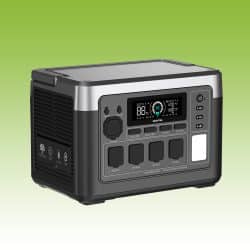 OUKITEL P1000 PLUS Portable Power Station with 1024Wh LiFePO4 Battery, 1800W Pure Sine Wave AC Output, 3600W Surge Power, 1700W Fast Recharge & 500W MPPT Solar Input - Image 2