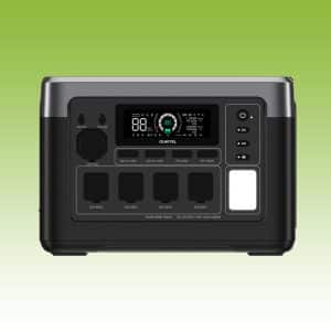OUKITEL P1000 PLUS Portable Power Station with 1024Wh LiFePO4 Battery, 1800W Pure Sine Wave AC Output, 3600W Surge Power, 1700W Fast Recharge & 500W MPPT Solar Input