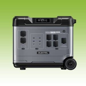 OUKITEL P5000 Pro Portable Power Station with 5120Wh LiFePO4 Battery, 4000W Pure Sine Wave AC Output, 8000W Surge Power, 4200W Fast Recharge, 1000W MPPT Solar Input & UPS Backup